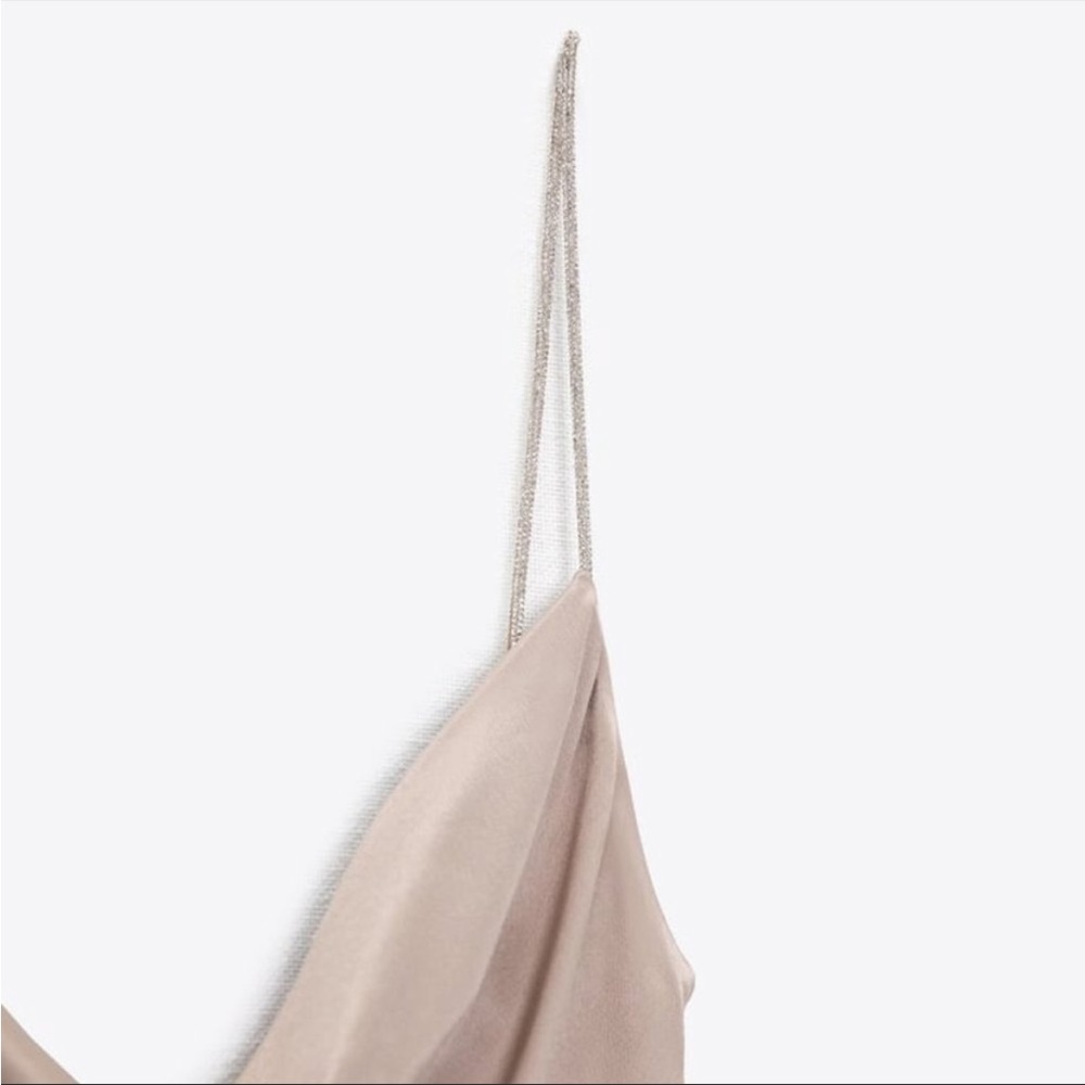 Zara Mini Satin Dress - Picture 5 of 6